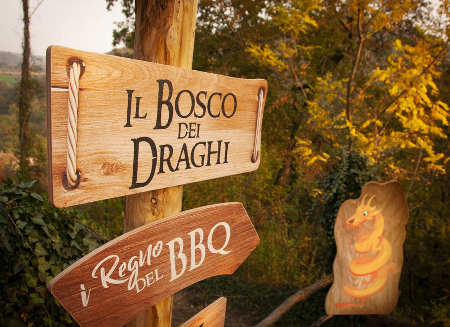 draghi_4 parco tematico didattico nel bosco a tema draghi