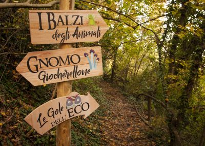 percorso nel bosco, crea parchi, percorso didattico, gnomi del bosco, giocabosco, gavardo, brescia